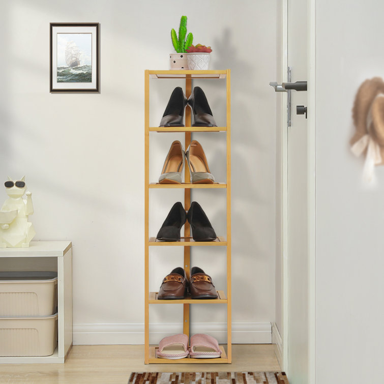 Corner discount shoe organizer